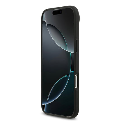iPhone 17 Air Kılıf Lacoste Orjinal Lisanslı M-safe Şarj Özellikli PU Pike Desenli Metal Logolu Kartlıklı Kapak