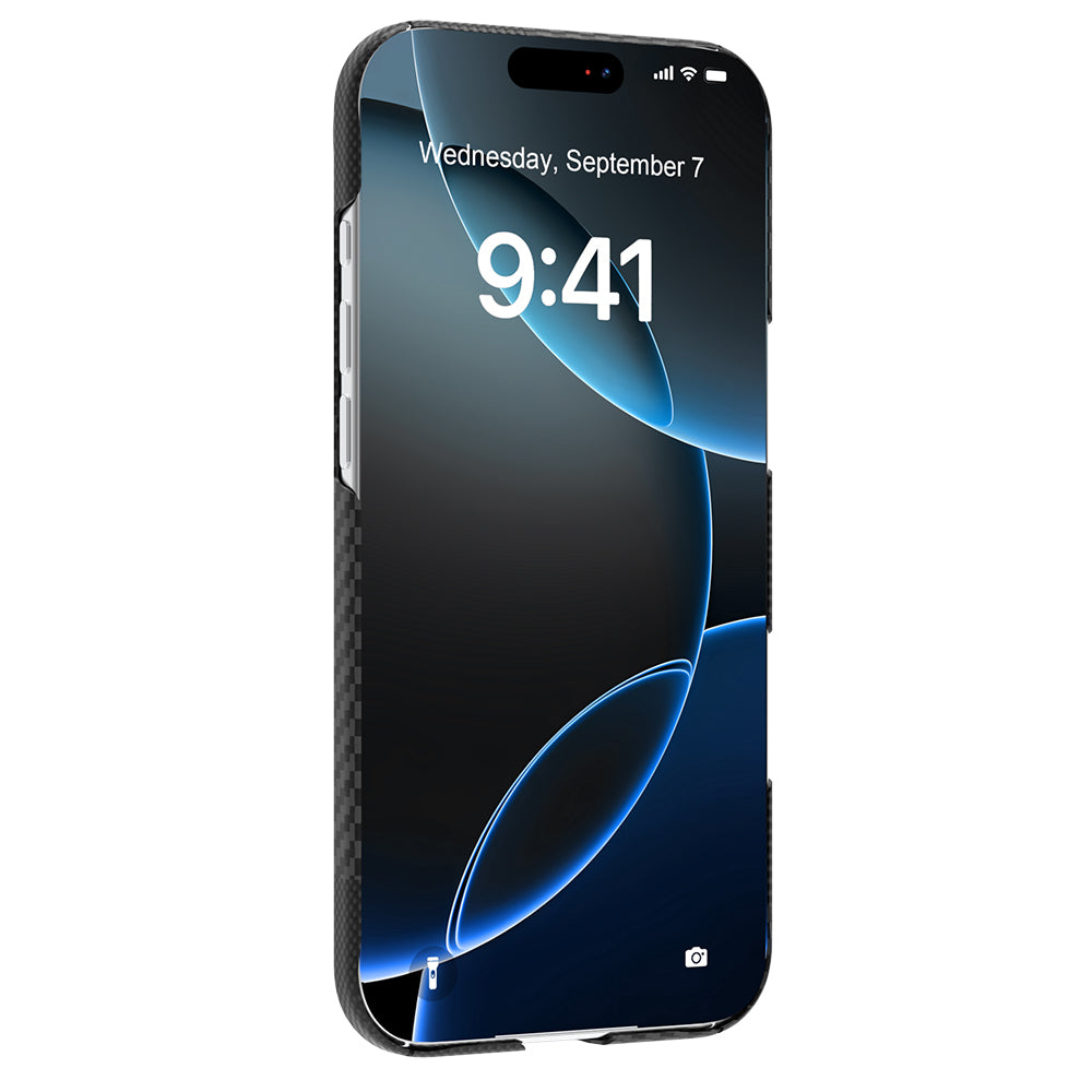 iPhone 17 Air Kılıf M-safe Şarj Özellikli 600D Metal Kamera Çerçeveli Raptic Aramid Fiber Geotik Serisi Kapak