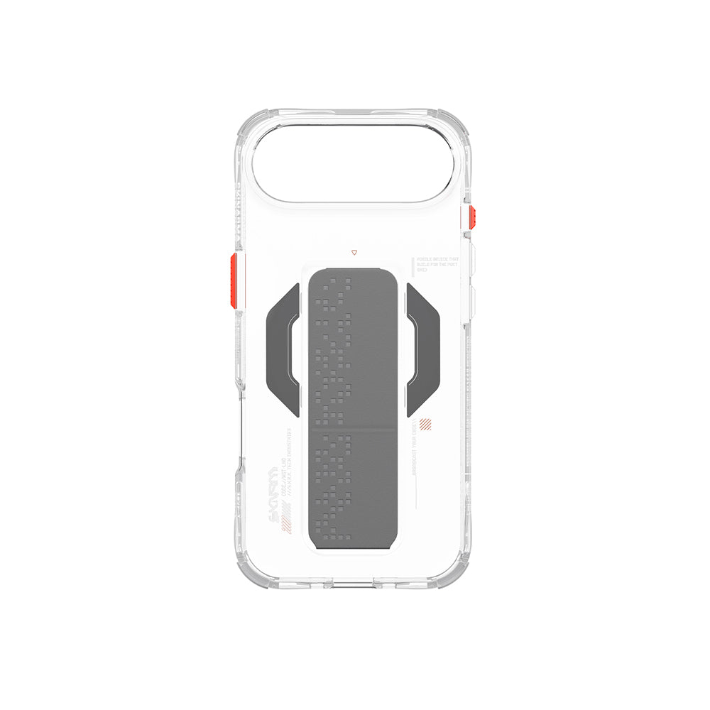 iPhone 17 Air Kılıf M-Safe Şarj Özellikli Airbag Tasarımlı Standlı Skinarma Haxa Kapak