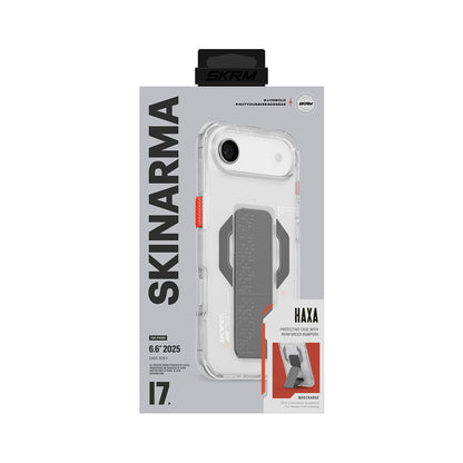 iPhone 17 Air Kılıf M-Safe Şarj Özellikli Airbag Tasarımlı Standlı Skinarma Haxa Kapak