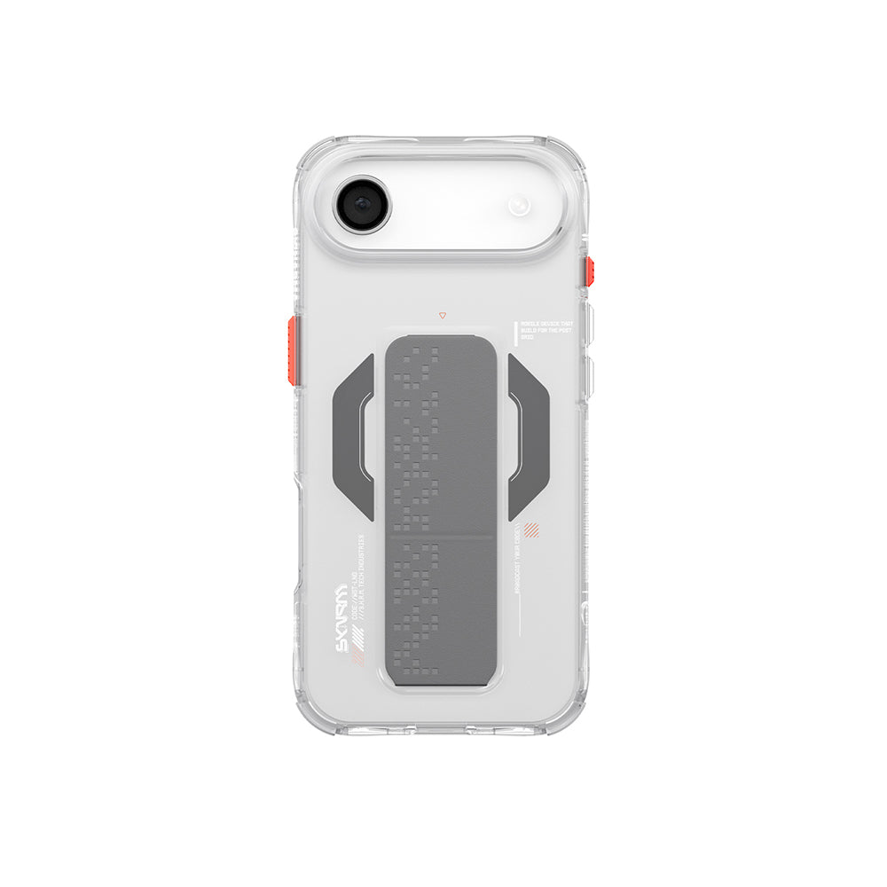 iPhone 17 Air Kılıf M-Safe Şarj Özellikli Airbag Tasarımlı Standlı Skinarma Haxa Kapak