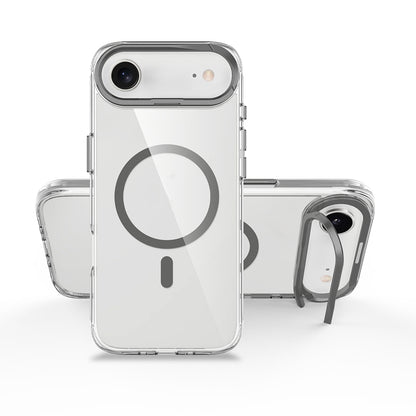 Apple iPhone 17 Air Kılıf M-safe Şarj Özellikli Airbagli Kamera Standlı Zore Azor Kapak