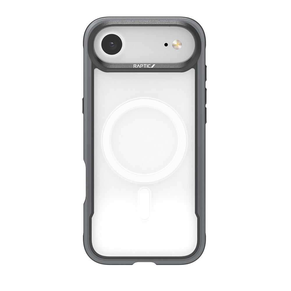iPhone 17 Air Kılıf M-safe Şarj Özellikli Airbagli Raptic Shield Serisi Şeffaf Arka Yüzey Kapak