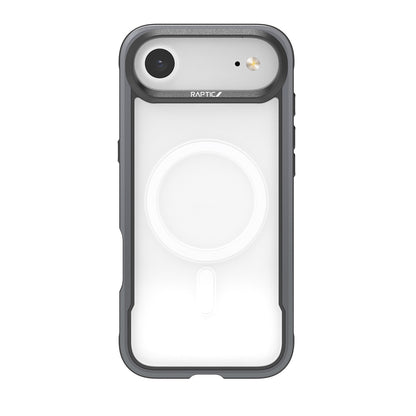 iPhone 17 Air Kılıf M-safe Şarj Özellikli Airbagli Raptic Shield Serisi Şeffaf Arka Yüzey Kapak