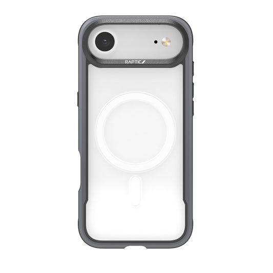 iPhone 17 Air Kılıf M-safe Şarj Özellikli Airbagli Raptic Shield Serisi Şeffaf Arka Yüzey Kapak