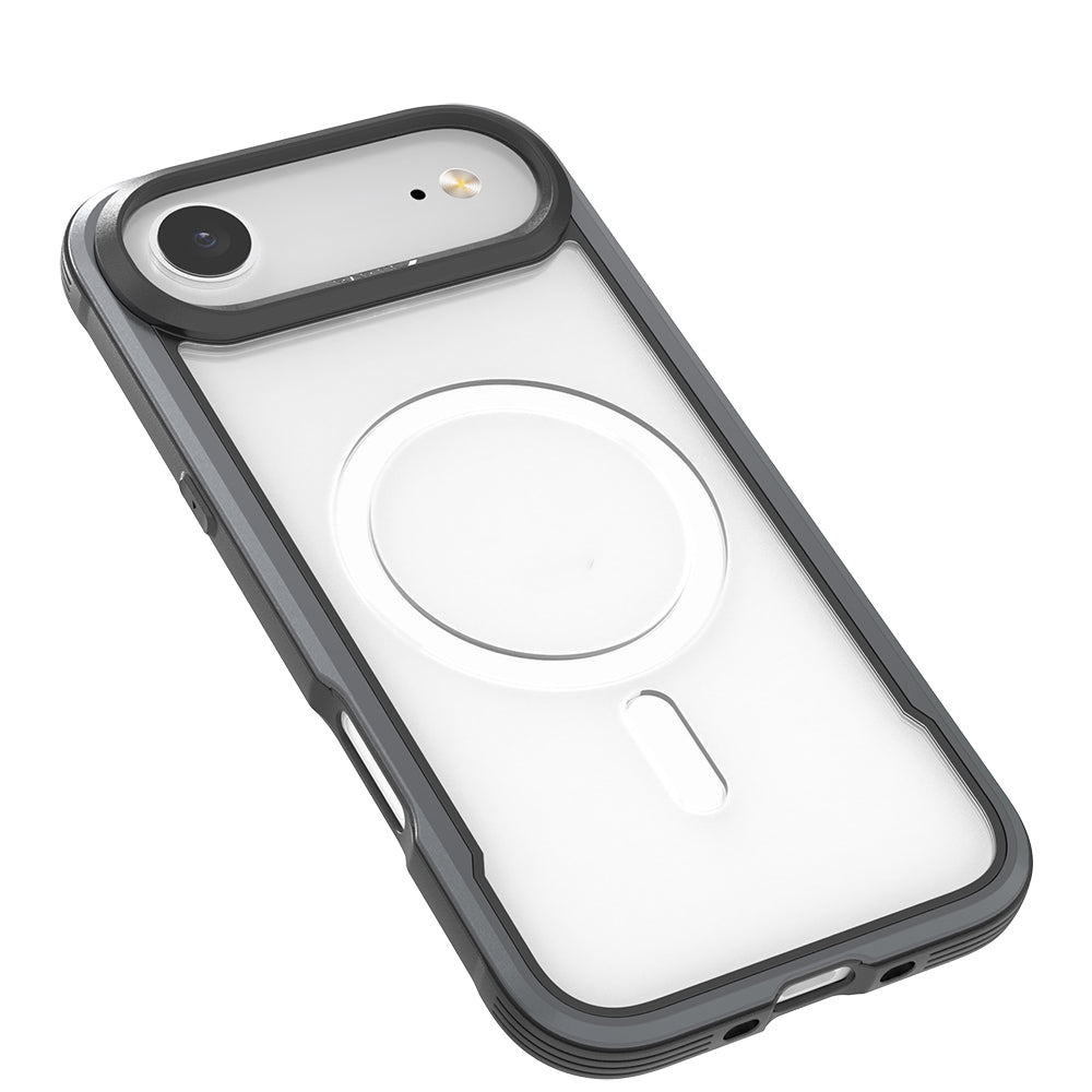 iPhone 17 Air Kılıf M-safe Şarj Özellikli Airbagli Raptic Shield Serisi Şeffaf Arka Yüzey Kapak