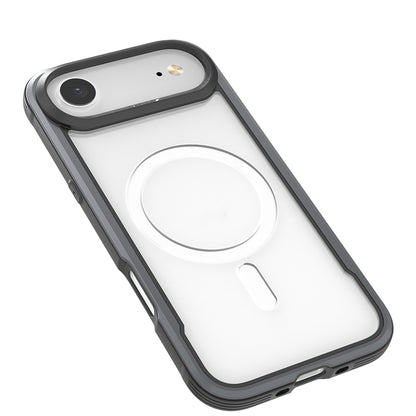 iPhone 17 Air Kılıf M-safe Şarj Özellikli Airbagli Raptic Shield Serisi Şeffaf Arka Yüzey Kapak