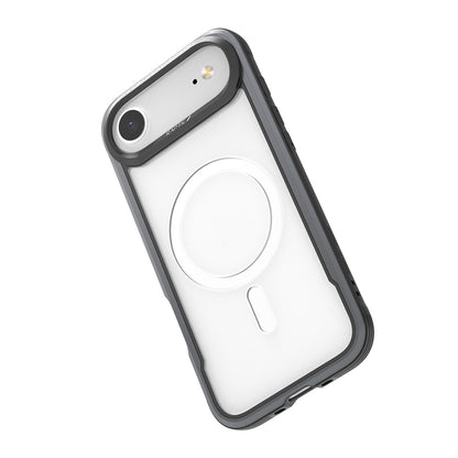 iPhone 17 Air Kılıf M-safe Şarj Özellikli Airbagli Raptic Shield Serisi Şeffaf Arka Yüzey Kapak