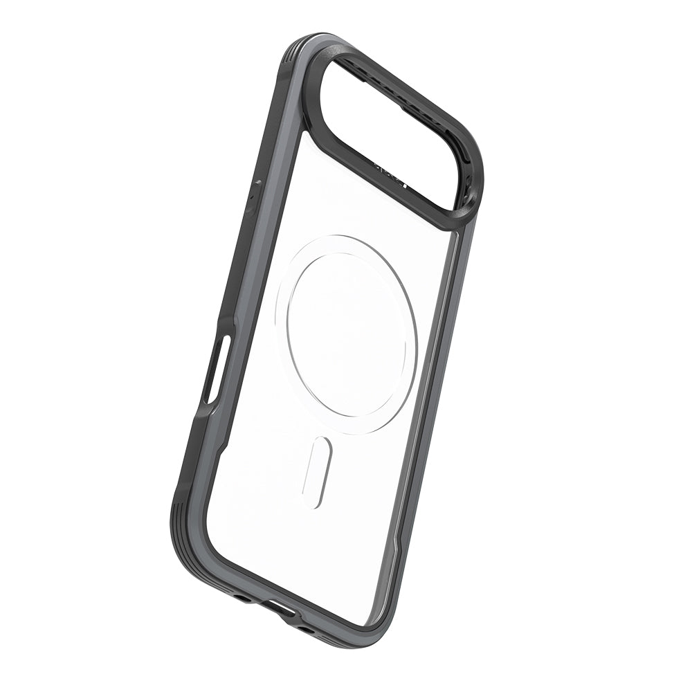iPhone 17 Air Kılıf M-safe Şarj Özellikli Airbagli Raptic Shield Serisi Şeffaf Arka Yüzey Kapak