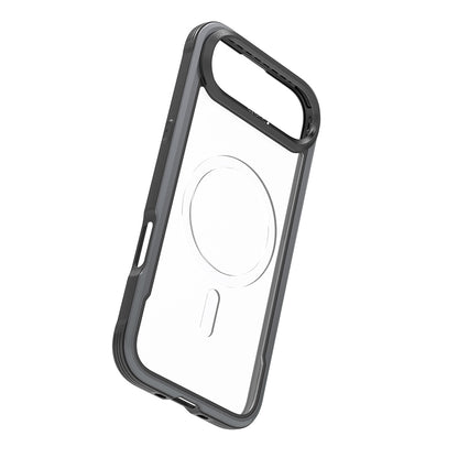 iPhone 17 Air Kılıf M-safe Şarj Özellikli Airbagli Raptic Shield Serisi Şeffaf Arka Yüzey Kapak