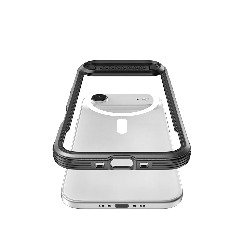 iPhone 17 Air Kılıf M-safe Şarj Özellikli Airbagli Raptic Shield Serisi Şeffaf Arka Yüzey Kapak
