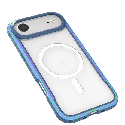 iPhone 17 Air Kılıf M-safe Şarj Özellikli Airbagli Raptic Shield Serisi Şeffaf Arka Yüzey Kapak