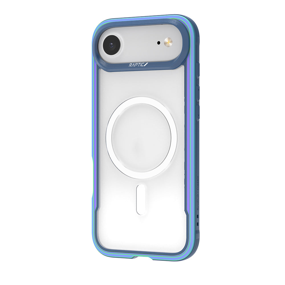 iPhone 17 Air Kılıf M-safe Şarj Özellikli Airbagli Raptic Shield Serisi Şeffaf Arka Yüzey Kapak