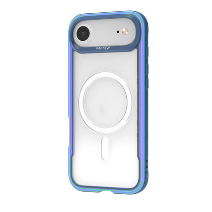 iPhone 17 Air Kılıf M-safe Şarj Özellikli Airbagli Raptic Shield Serisi Şeffaf Arka Yüzey Kapak