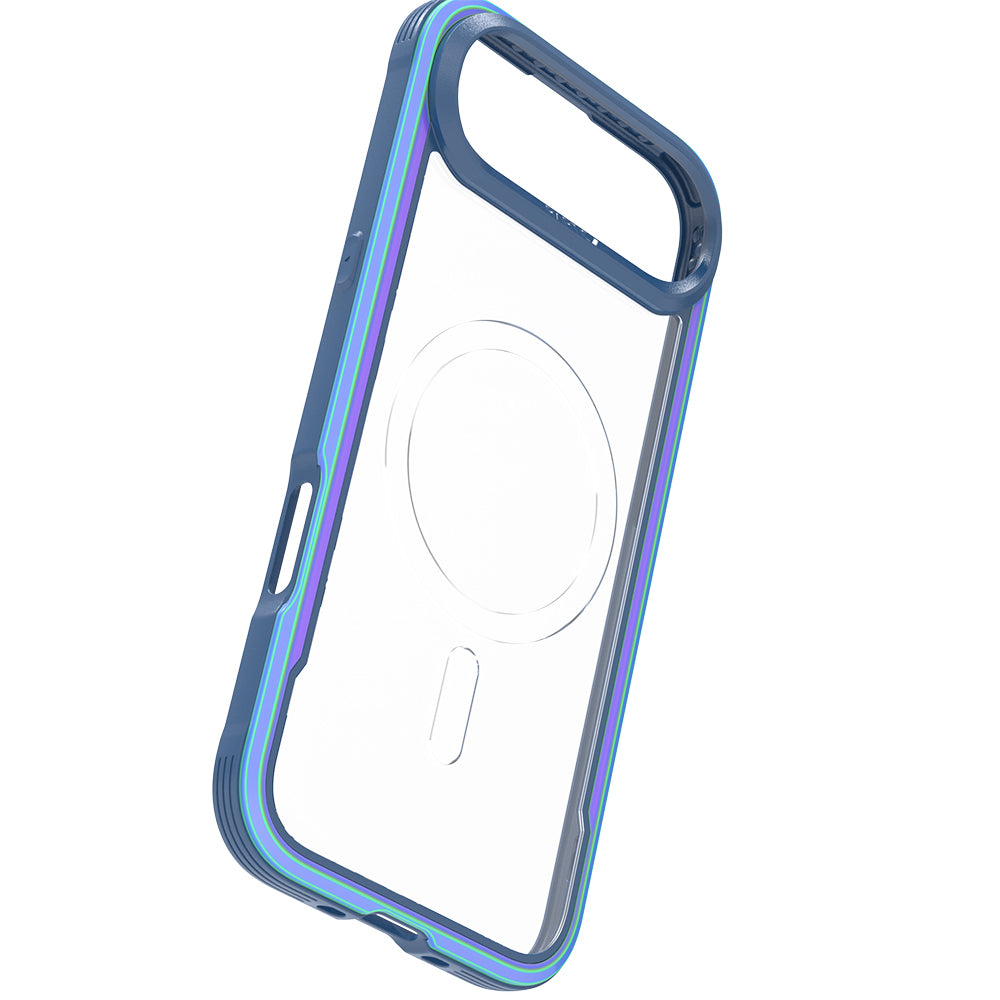 iPhone 17 Air Kılıf M-safe Şarj Özellikli Airbagli Raptic Shield Serisi Şeffaf Arka Yüzey Kapak