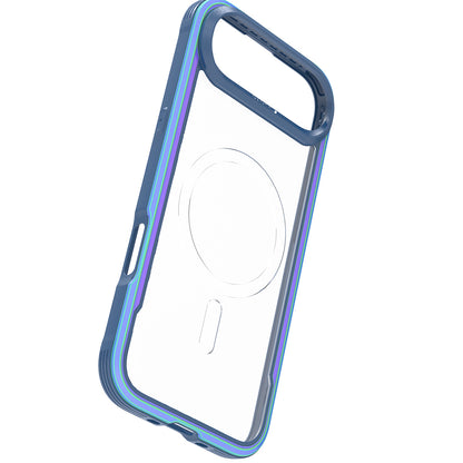 iPhone 17 Air Kılıf M-safe Şarj Özellikli Airbagli Raptic Shield Serisi Şeffaf Arka Yüzey Kapak