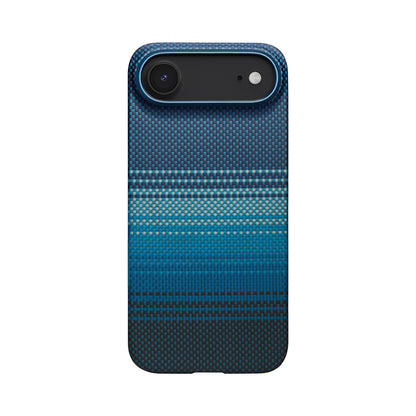 iPhone 17 Air Kılıf M-safe Şarj Özellikli Aramid Fiber Pitaka Tactile Woven Sunset-Moonrise Serisi Kapak
