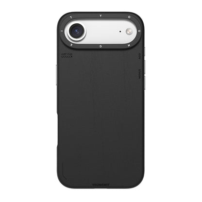 iPhone 17 Air Kılıf M-safe Şarj Özellikli Basit Mat Deri Desenli Youngkit Tech Fashion Serisi Kapak