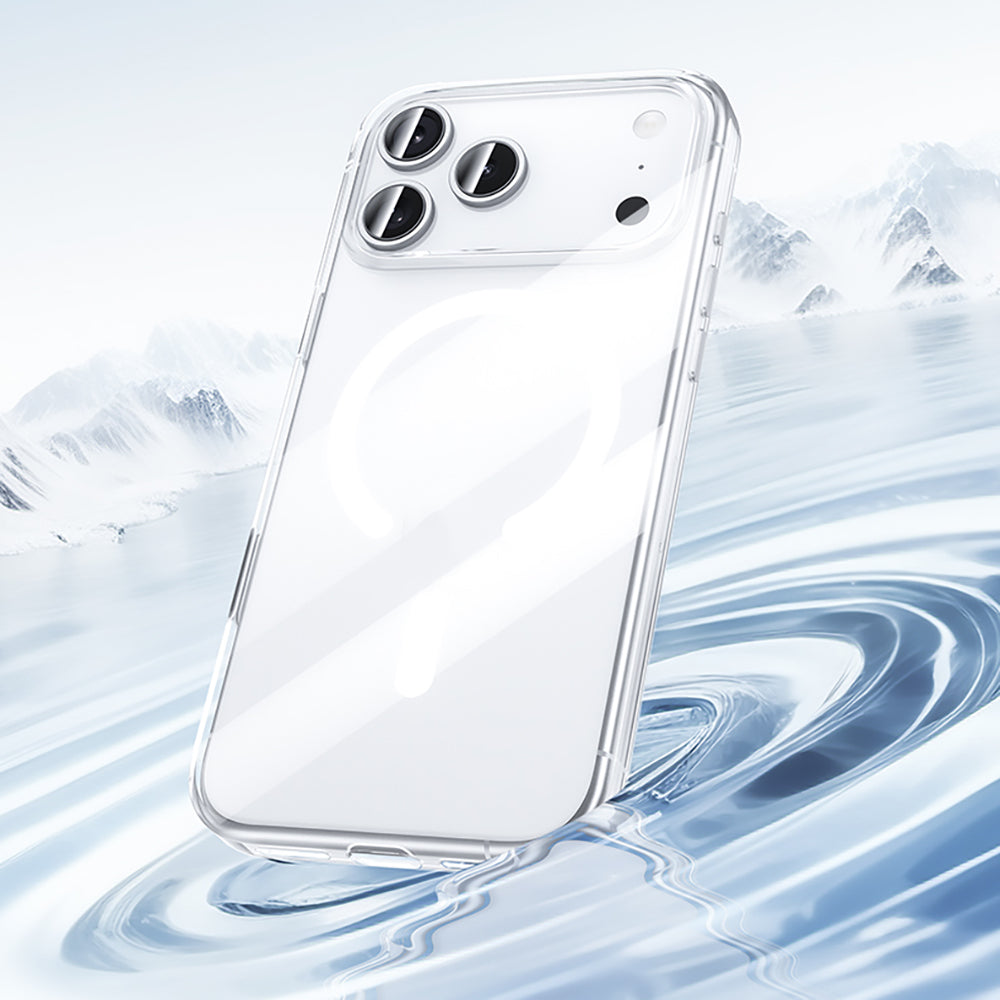 iPhone 17 Air Kılıf M-safe Şarj Özellikli Benks Crystal Serisi Şeffaf Kapak