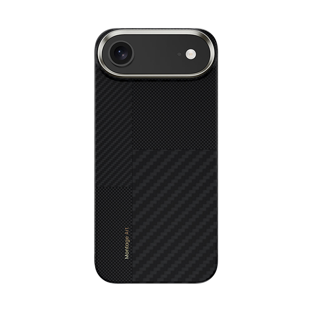 iPhone 17 Air Kılıf M-safe Şarj Özellikli Karbon Fiber Benks Montage ArmorAir Kevlar Kapak