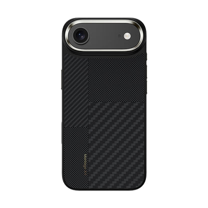 iPhone 17 Air Kılıf M-safe Şarj Özellikli Karbon Fiber Benks Montage Hybrid ArmorPro Kevlar Kapak