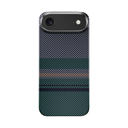 iPhone 17 Air Kılıf M-safe Şarj Özellikli Karbon Fiber Tasarımlı Benks Aurora ArmorAir Kevlar Kapak
