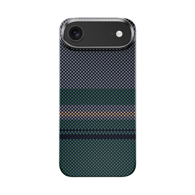 iPhone 17 Air Kılıf M-safe Şarj Özellikli Karbon Fiber Tasarımlı Benks Aurora ArmorAir Kevlar Kapak