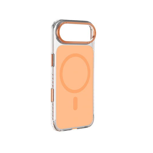 iPhone 17 Air Kılıf M-safe Şarj Özellikli Metal Kamera Çerçeveli Airbag Tasarımlı Lenyes CK221 Sert PC Kapak