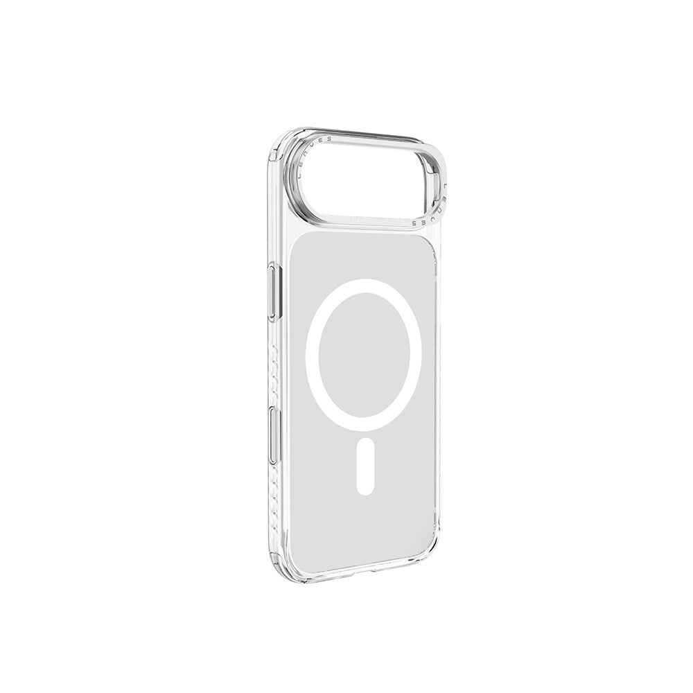 iPhone 17 Air Kılıf M-safe Şarj Özellikli Metal Kamera Çerçeveli Airbag Tasarımlı Lenyes CK221 Sert PC Kapak