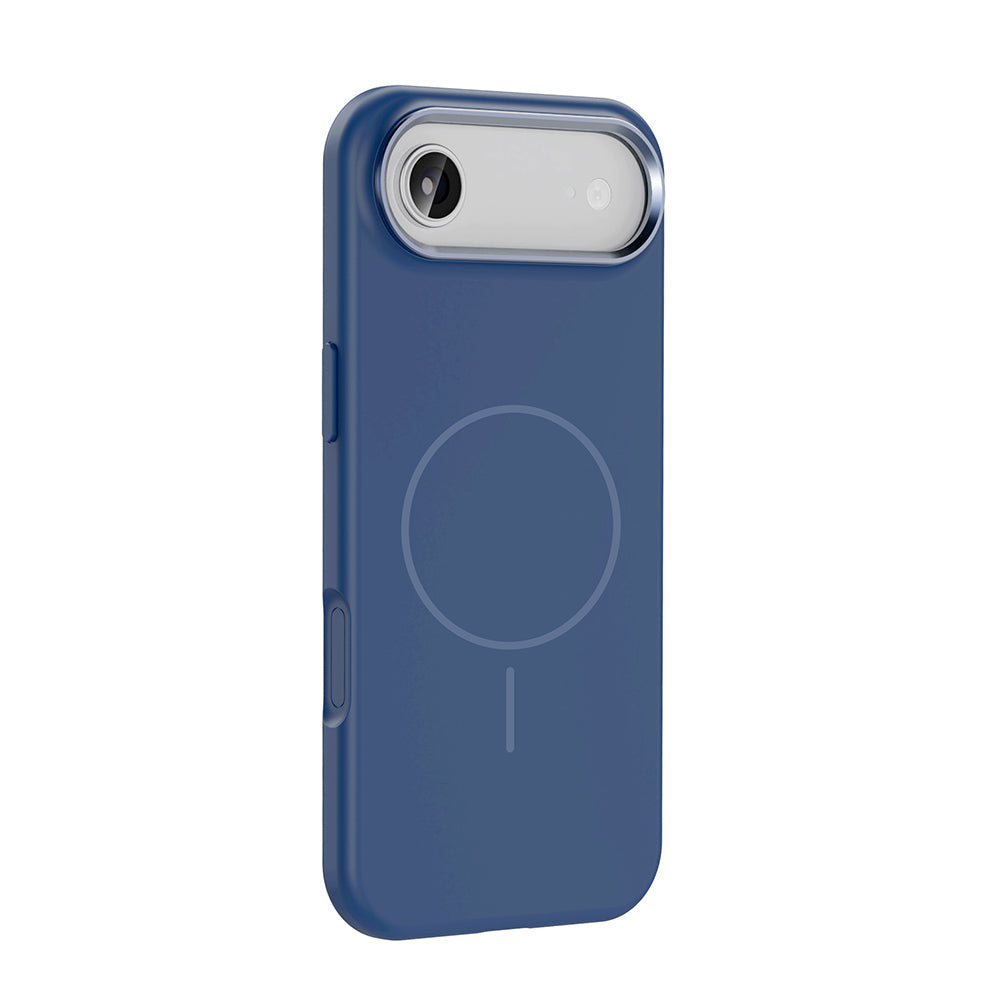 Apple iPhone 17 Air Kılıf M-Safe Şarj Özellikli Metal Kamera Çerçeveli Zore Edi Silikon Kapak