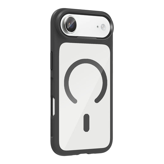 Apple iPhone 17 Air Kılıf M-Safe Şarj Özellikli Metal Kamera Çerçeveli Zore Tiko Kapak