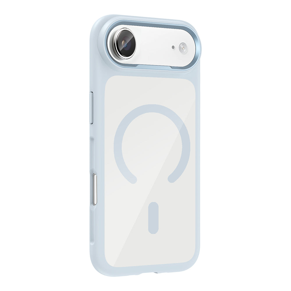 Apple iPhone 17 Air Kılıf M-Safe Şarj Özellikli Metal Kamera Çerçeveli Zore Tiko Kapak