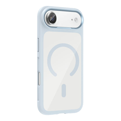 Apple iPhone 17 Air Kılıf M-Safe Şarj Özellikli Metal Kamera Çerçeveli Zore Tiko Kapak