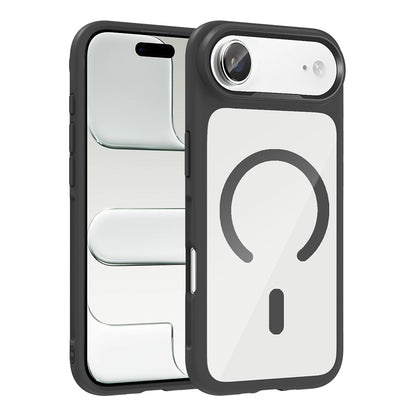 Apple iPhone 17 Air Kılıf M-Safe Şarj Özellikli Metal Kamera Çerçeveli Zore Tiko Kapak