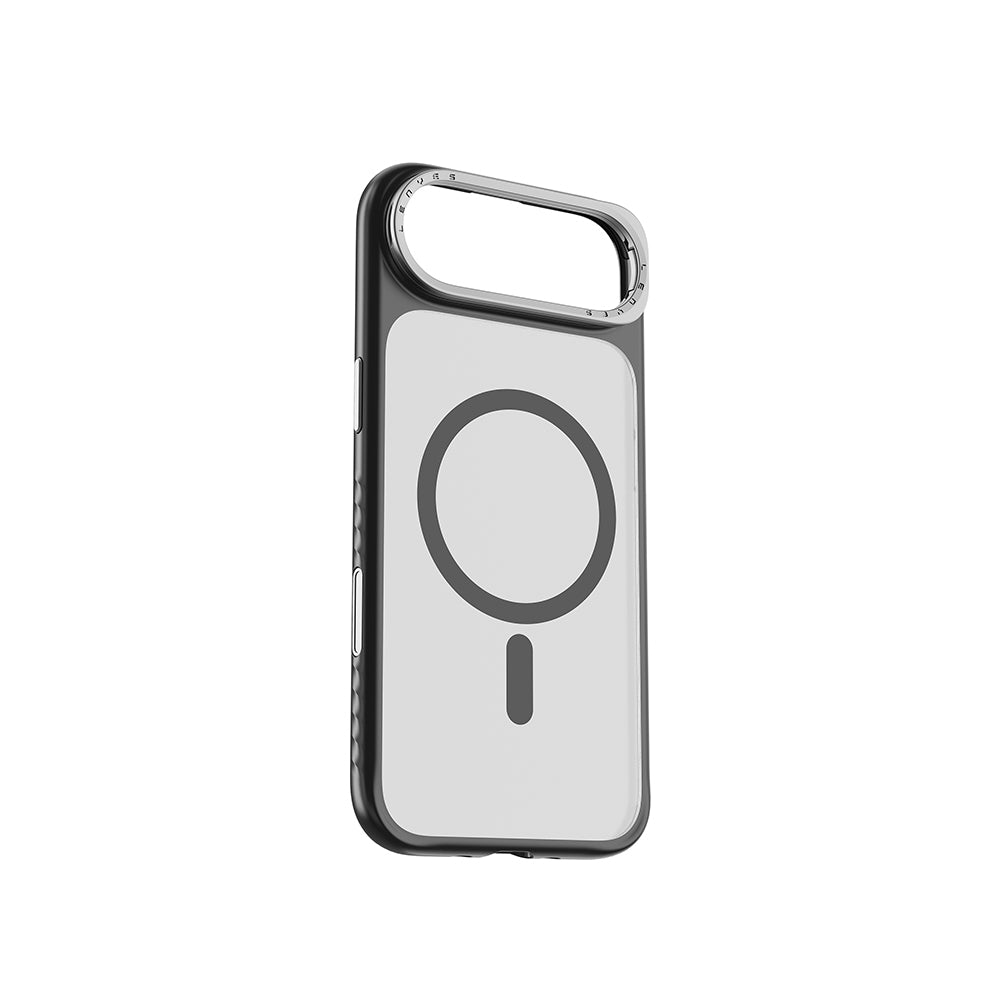 iPhone 17 Air Kılıf M-safe Şarj Özellikli Metal Kamera Standlı Lenyes CK226 PC Kapak