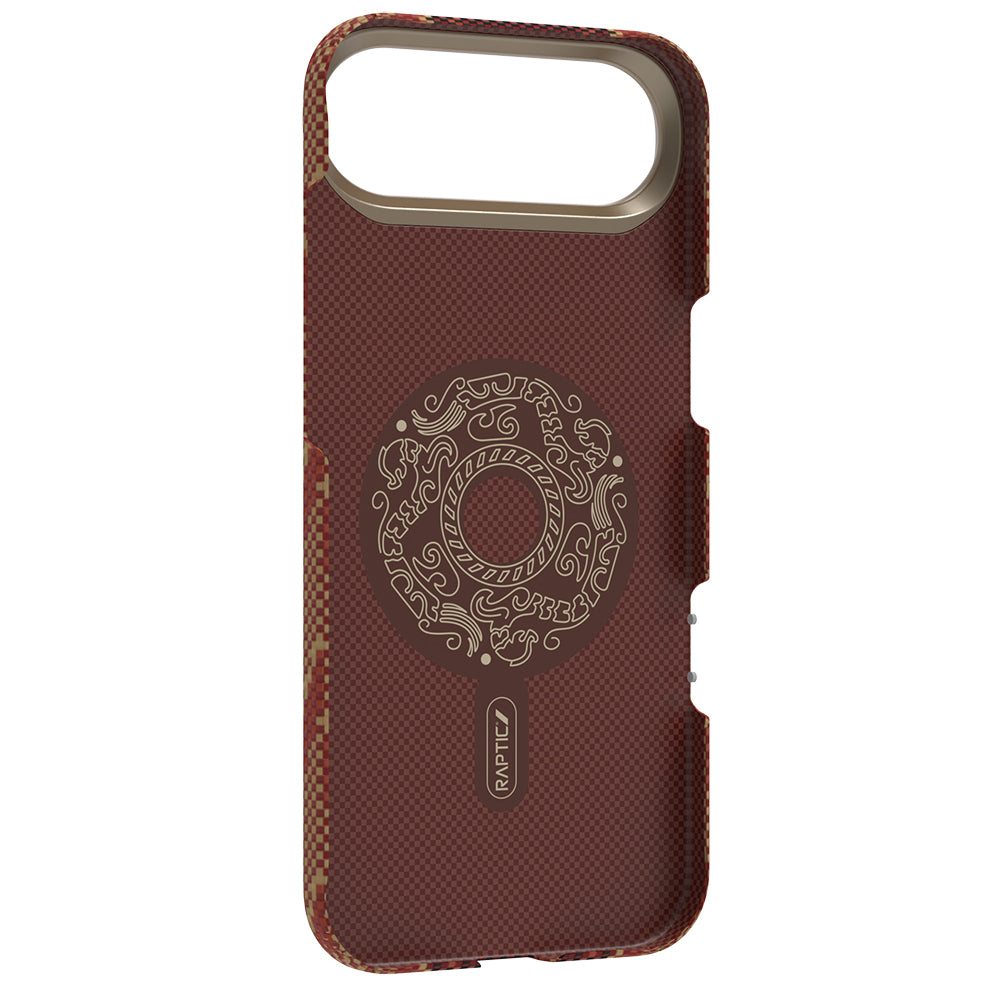 iPhone 17 Air Kılıf M-safe Şarj Özellikli Raptic Aramid Skin Bionic Serisi Kapak