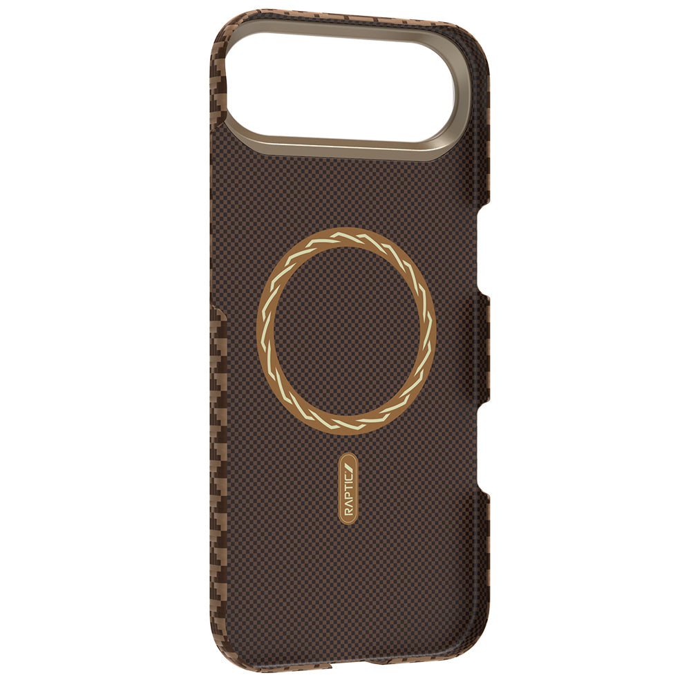 iPhone 17 Air Kılıf M-safe Şarj Özellikli Raptic Aramid Skin Origin Serisi Kapak