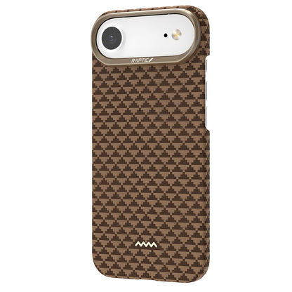 iPhone 17 Air Kılıf M-safe Şarj Özellikli Raptic Aramid Skin Origin Serisi Kapak