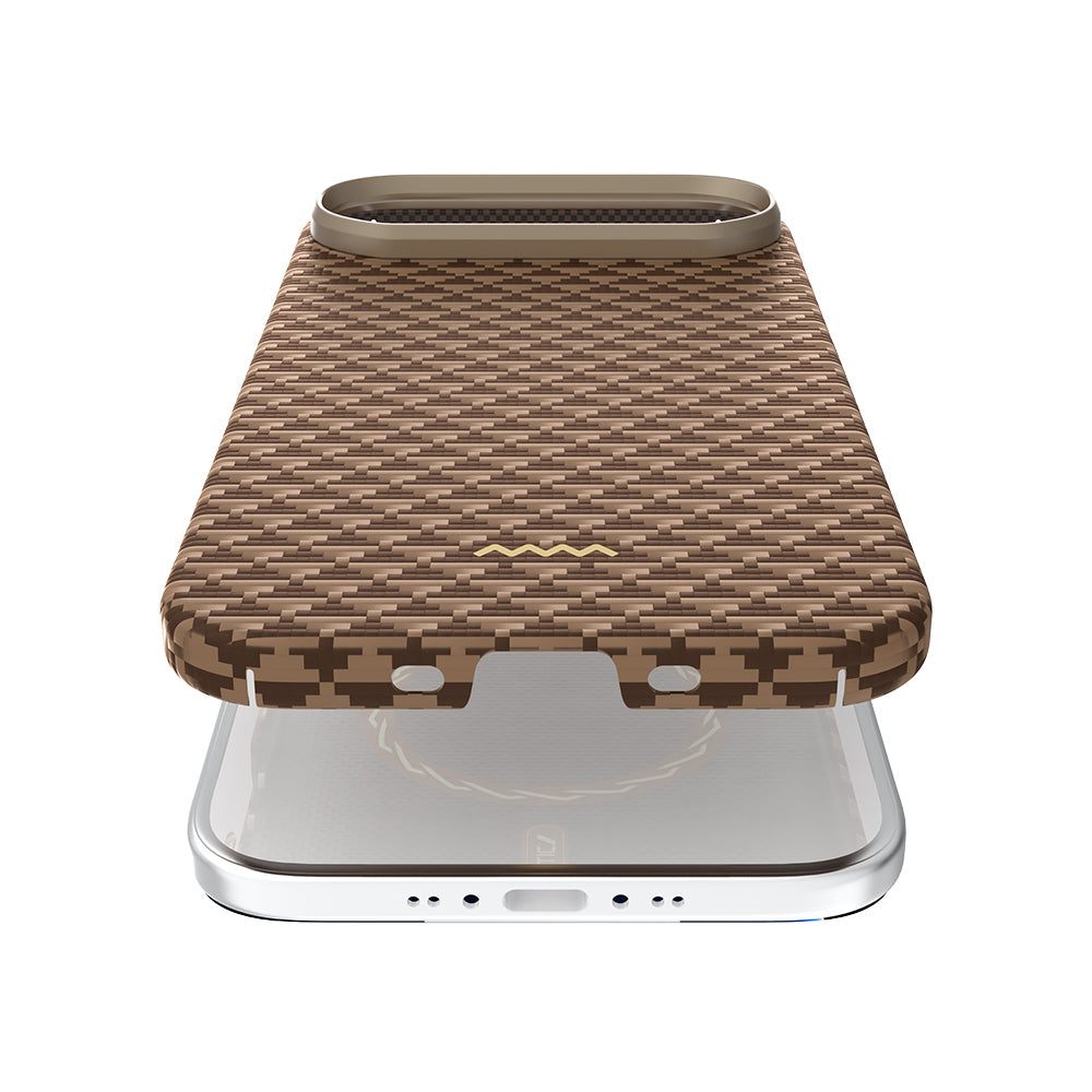 iPhone 17 Air Kılıf M-safe Şarj Özellikli Raptic Aramid Skin Origin Serisi Kapak