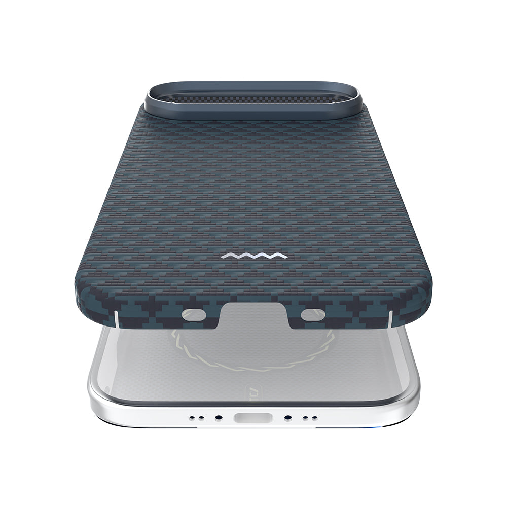 iPhone 17 Air Kılıf M-safe Şarj Özellikli Raptic Aramid Skin Origin Serisi Kapak
