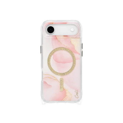 iPhone 17 Air Kılıf M-safe Şarj Özellikli Simli Magnetik Coehl Aeris Kapak