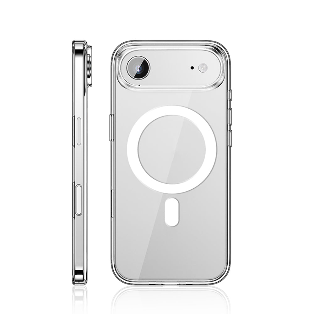 iPhone 17 Air Kılıf M-safe Şarj Özellikli Transparan Sert PC Wlons Pita Kapak