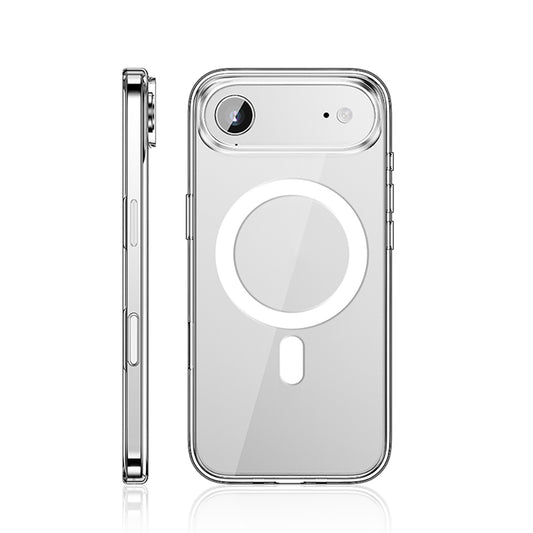 iPhone 17 Air Kılıf M-safe Şarj Özellikli Transparan Sert PC Wlons Pita Kapak