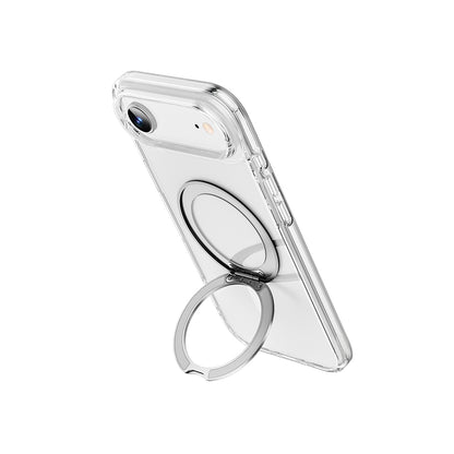 iPhone 17 Air Kılıf M-safe Şarj Özellikli Wiwu MCC-201 iShield Ultra Serisi Standlı Crystal Sert PC Kapak