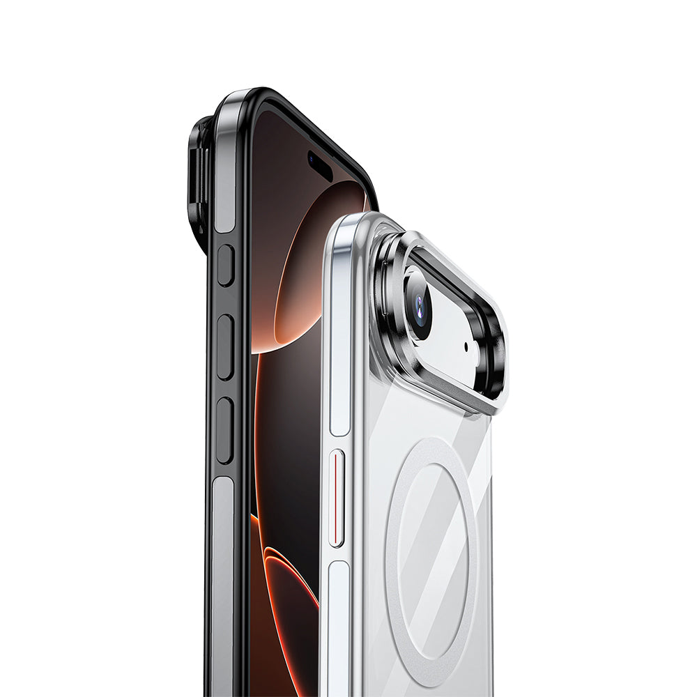 iPhone 17 Air Kılıf M-safe Şarj Özellikli Wlons Standlı Efsane Kapak