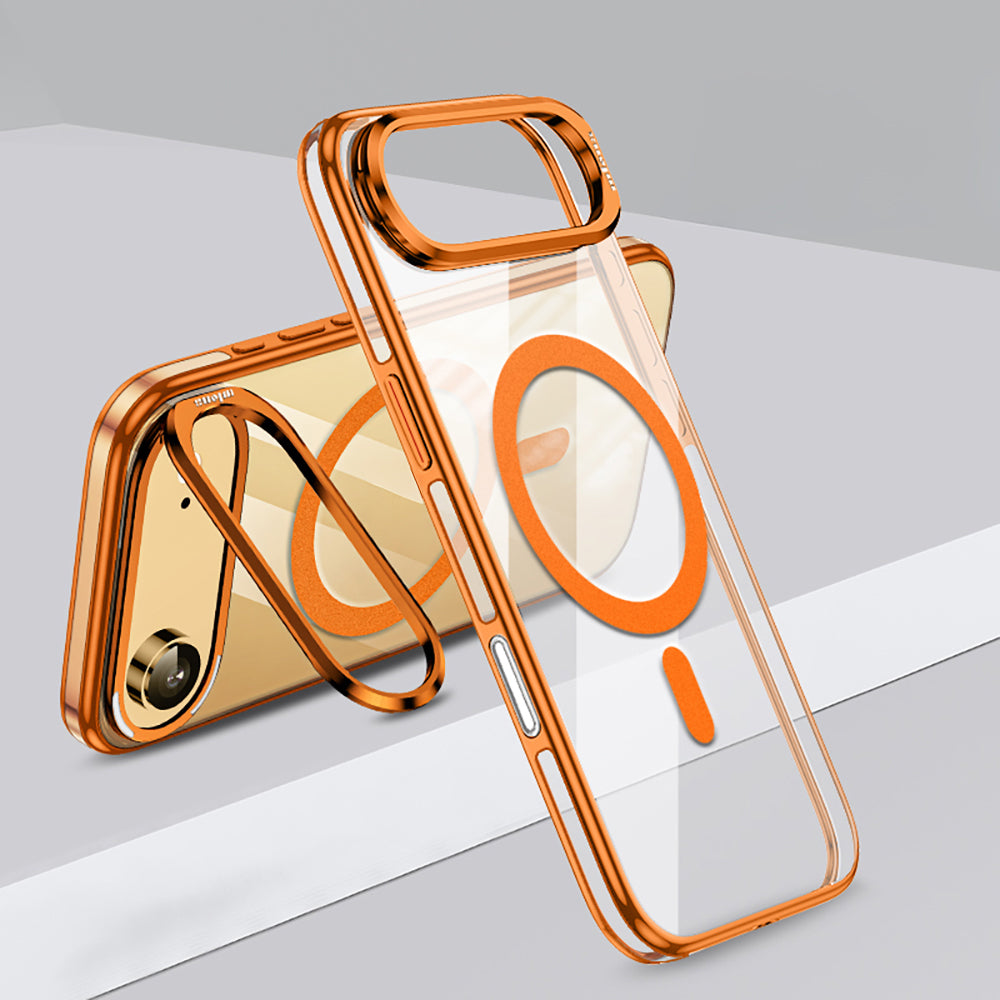 iPhone 17 Air Kılıf M-safe Şarj Özellikli Wlons Standlı Efsane Kapak