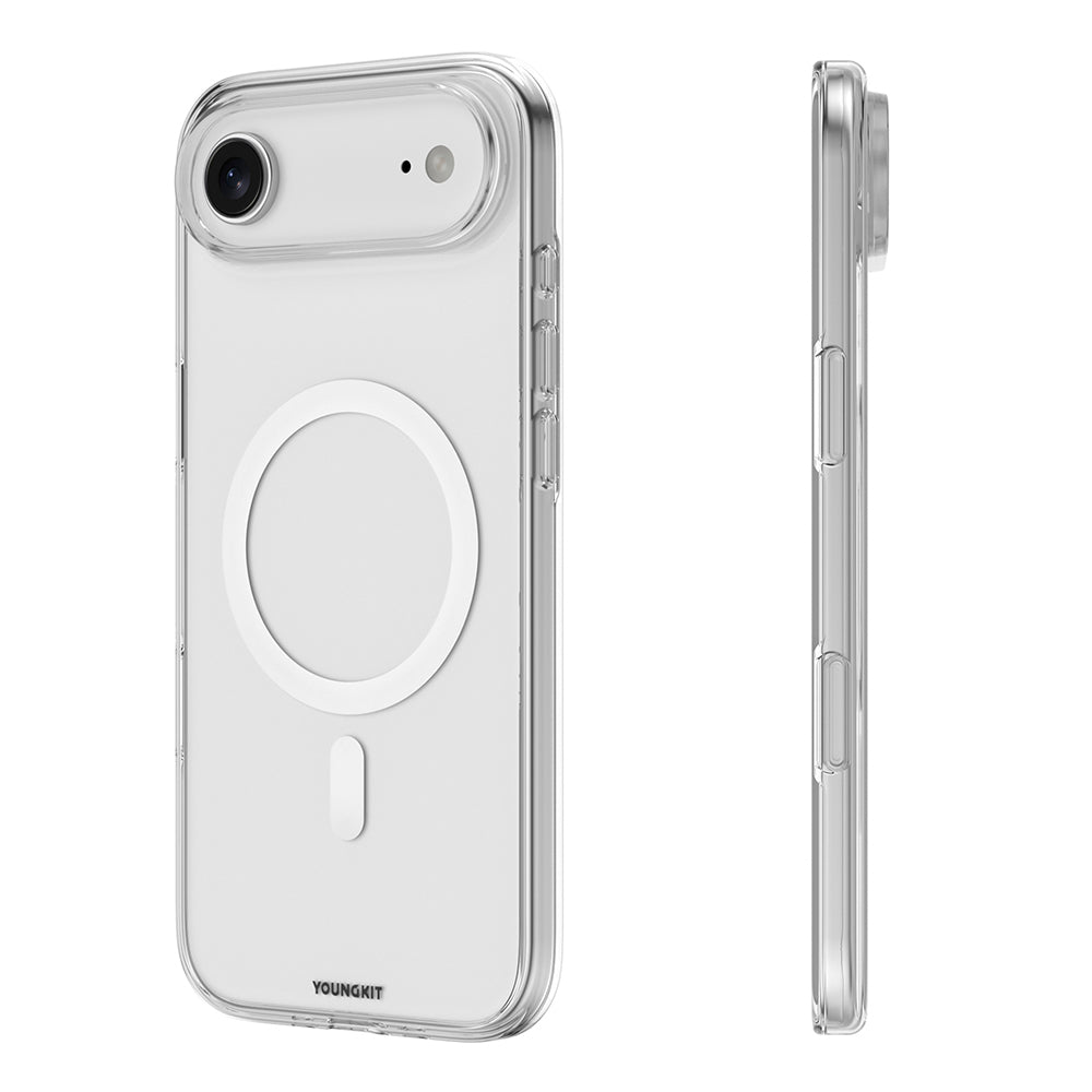 iPhone 17 Air Kılıf M-safe Şarj Özellikli Youngkit Clear Serisi Kapak