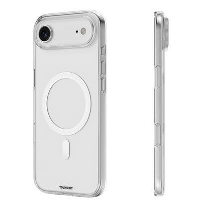 iPhone 17 Air Kılıf M-safe Şarj Özellikli Youngkit Clear Serisi Kapak