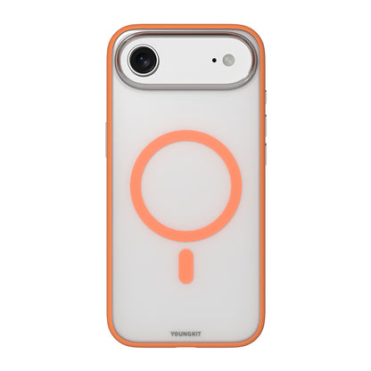 iPhone 17 Air Kılıf M-safe Şarj Özellikli Youngkit Clear Serisi Kapak