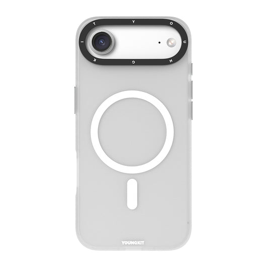 iPhone 17 Air Kılıf M-safe Şarj Özellikli Youngkit Hidden Sand Serisi Kapak